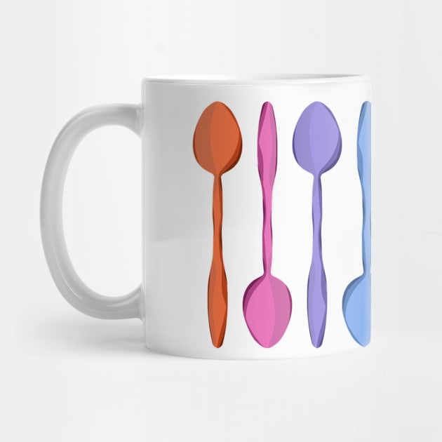 Rainbow Spoons by KelseyLovelle